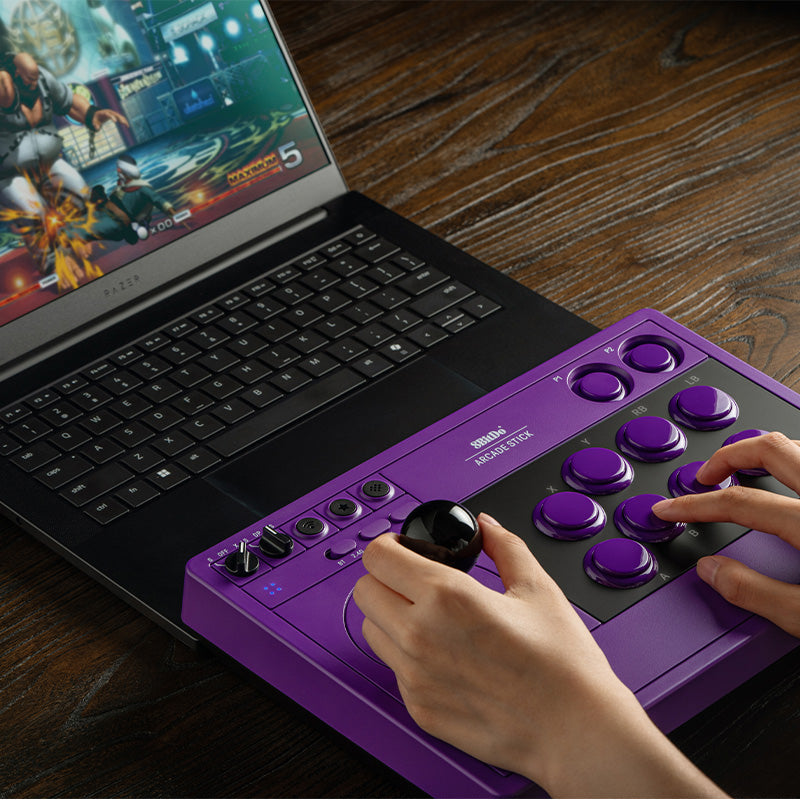 8BitDo Arcade Stick - Purple image 7